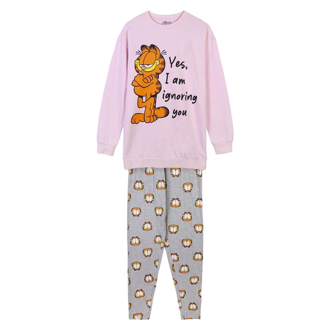 Garfield Ladies 2 piece oversized t-shirt and legging pj set