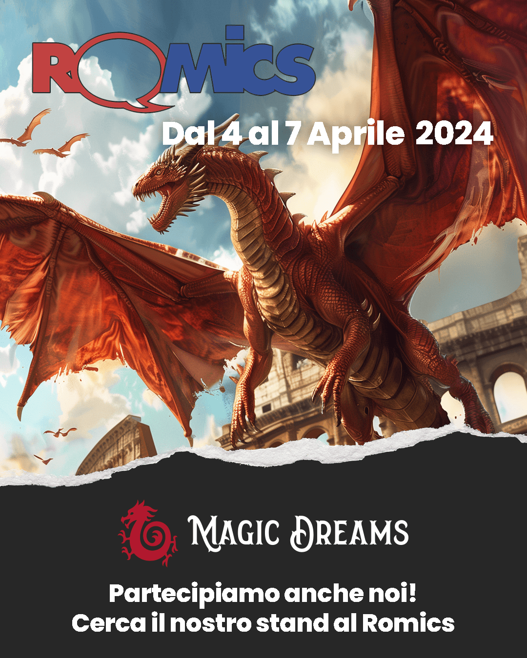4-7 Aprile - Romics - Magic Dreams Store