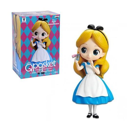 Action Figure - QPosket Alice thinking time vers. A 14 cm - ALICE IN WONDERLAND - Magic Dreams Store