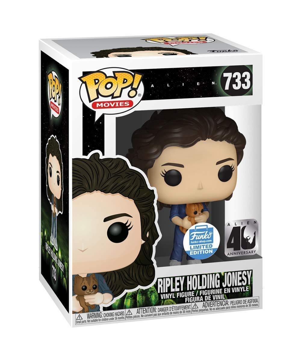 Alien: Funko Pop! Movies - Ripley Holding Jonesy #732 40th Anniversary Funko Limited Edition - Magic Dreams Store