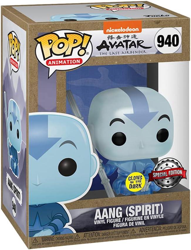 Avatar: The Last Aribender: Funko Pop! Animation - Aang (spirit) #940 Glow in the Dark Special Edition - Magic Dreams Store