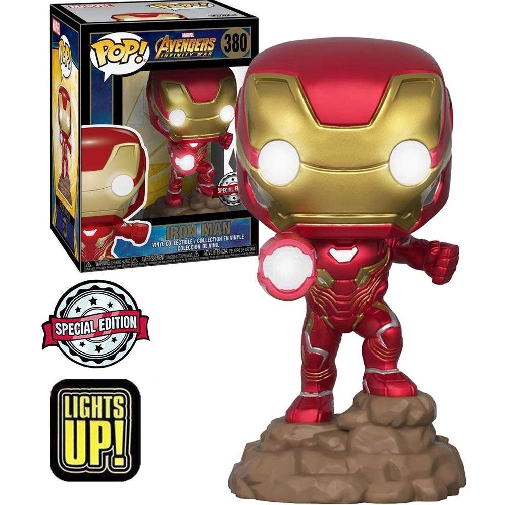 Avengers Infinity War: Funko Pop! - Iron Man Lights Up #380 Special Edition - Magic Dreams Store