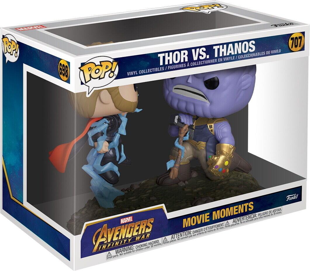 Avengers: Infinity War: Funko Pop! Movie Moments - Thor vs Thanos #707 - Magic Dreams Store