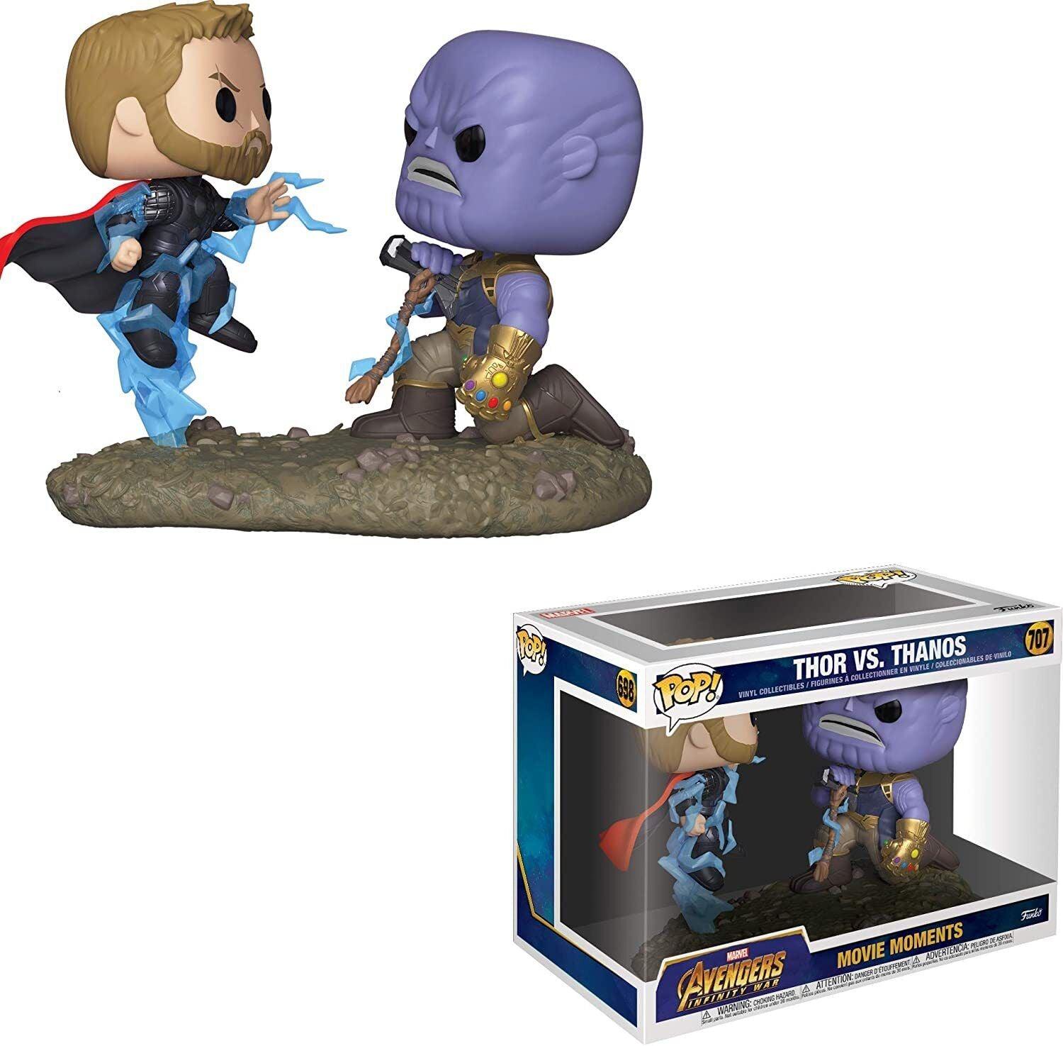Avengers: Infinity War: Funko Pop! Movie Moments - Thor vs Thanos #707 - Magic Dreams Store