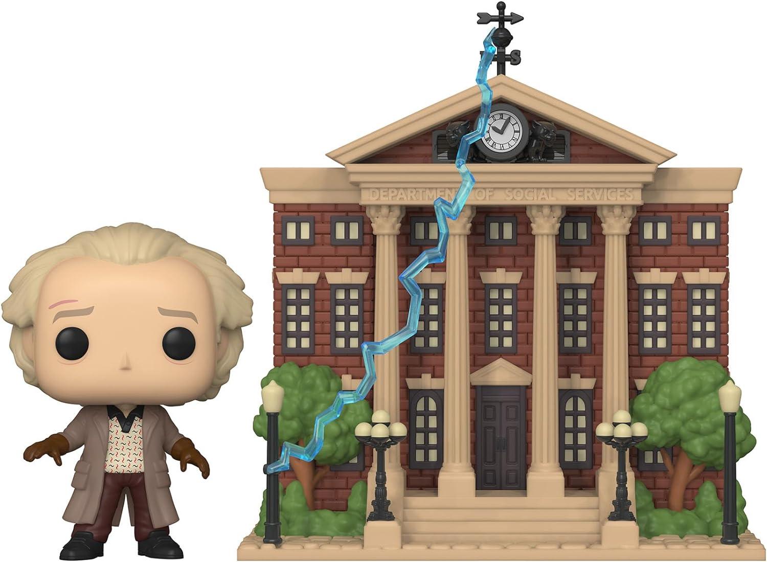 Back to the Future: Funko Pop! Town - Doc with Clock Tower #15 - Magic Dreams Store