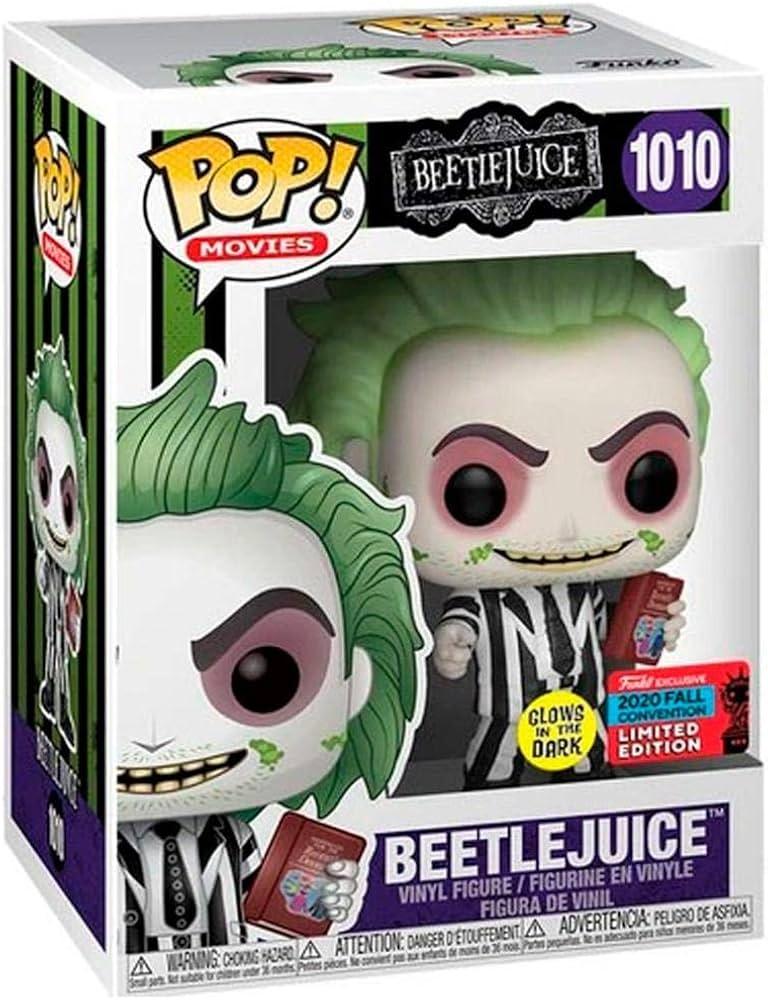 Beetlejuice: Funko Pop! Movies - Beetlejuice #1010 Glows in the Dark 2020 Fall Convention - Magic Dreams Store