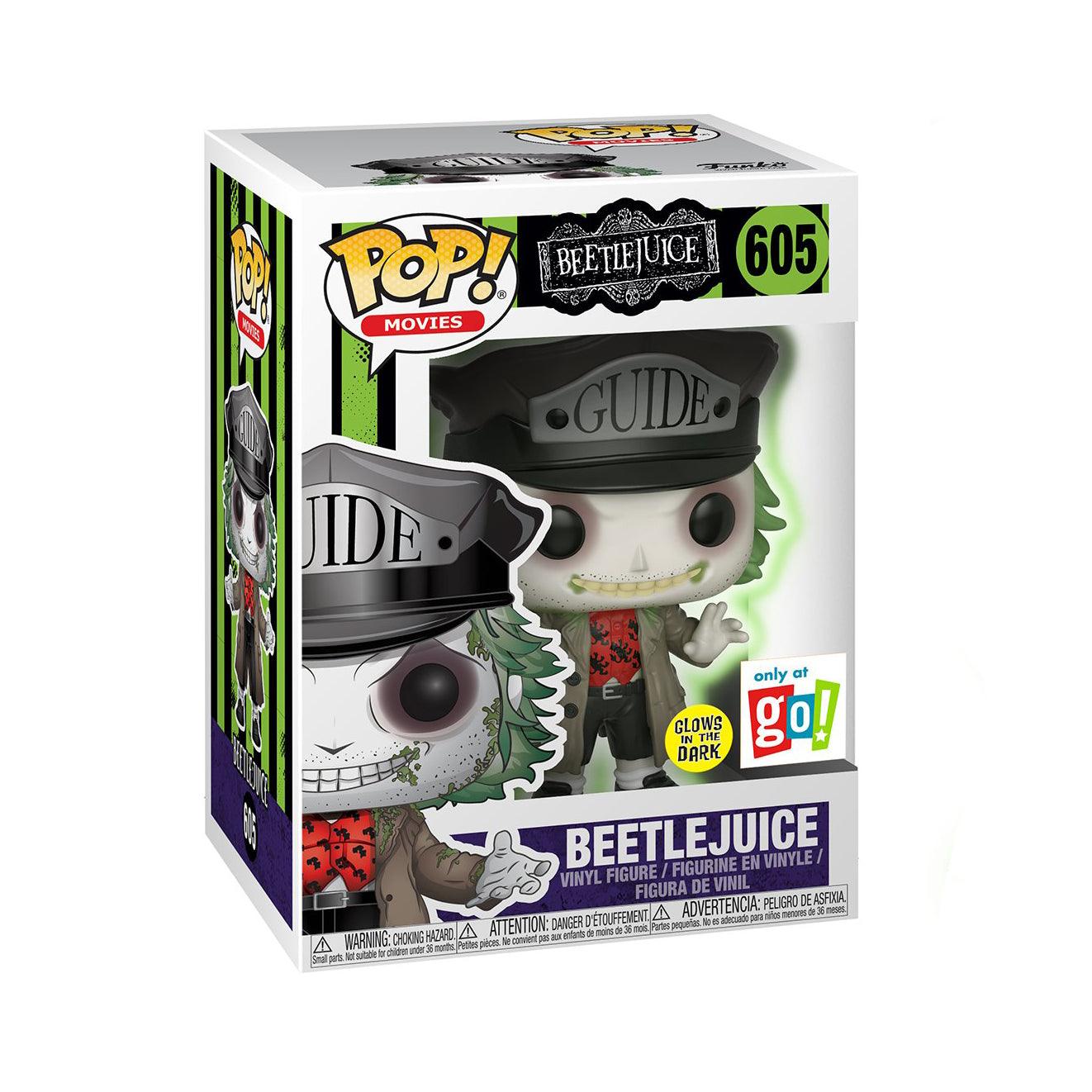 Beetlejuice: Funko Pop! Movies - Beetlejuice #605 Glows in the Dark Only at GO! - Magic Dreams Store