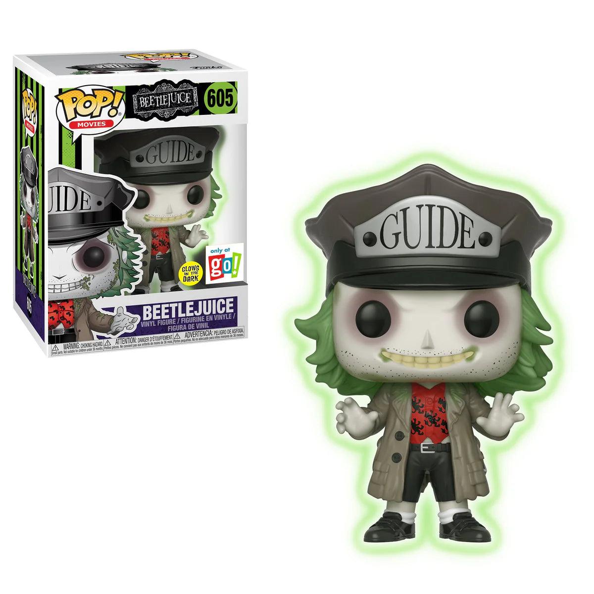 Beetlejuice: Funko Pop! Movies - Beetlejuice #605 Glows in the Dark Only at GO! - Magic Dreams Store