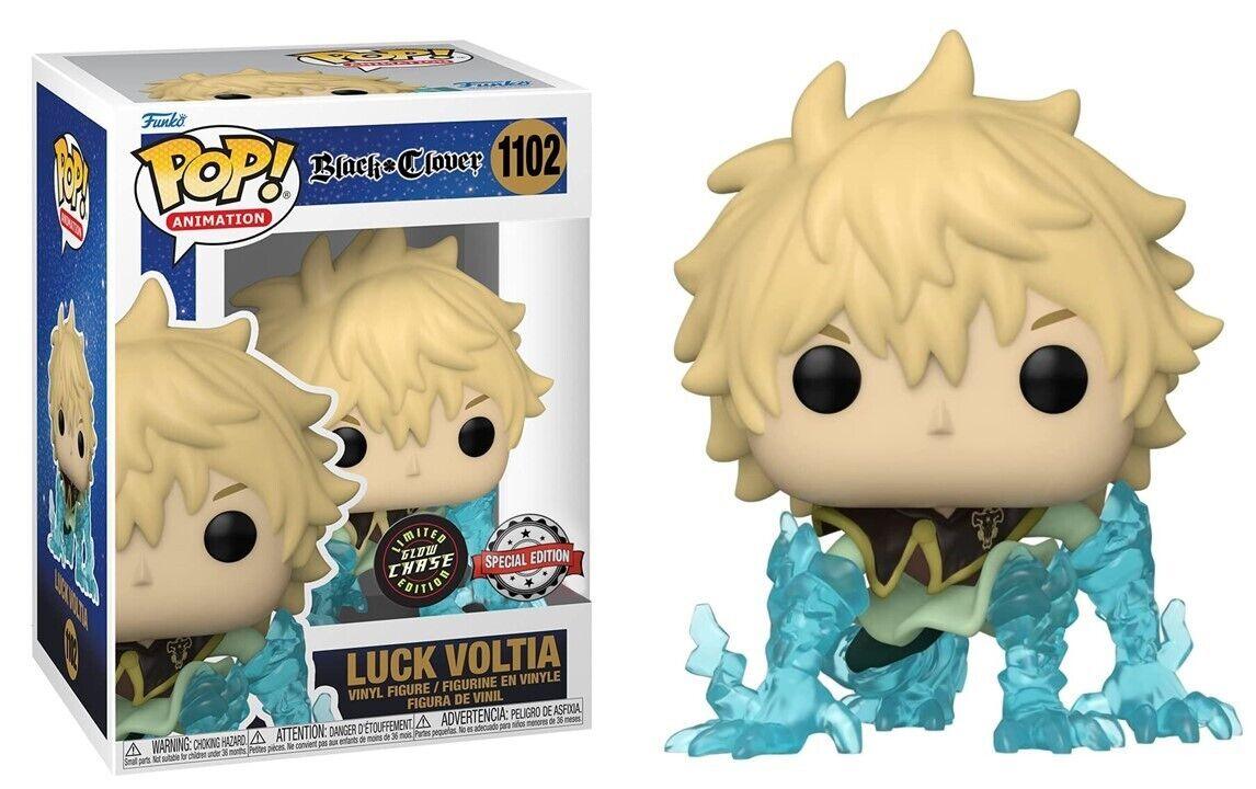 Black Clover: Funko Pop! Animation - Luck Voltia #1102 Chase Glow in the Dark Special Edition - Magic Dreams Store