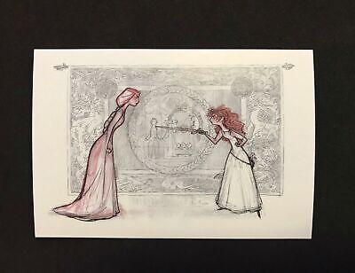 CARTOLINA 14 X 9.50 MERIDA CON LA MAMMA CONCEPT ART - BRAVE - Magic Dreams Store