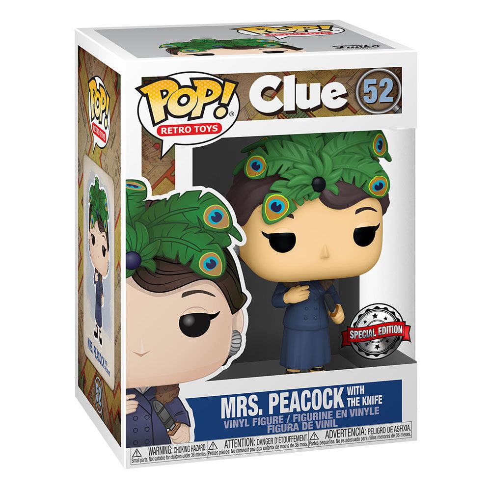 Clue: Funko Pop! Retro Toys - Mrs. Peacock with the knife #52 - Magic Dreams Store