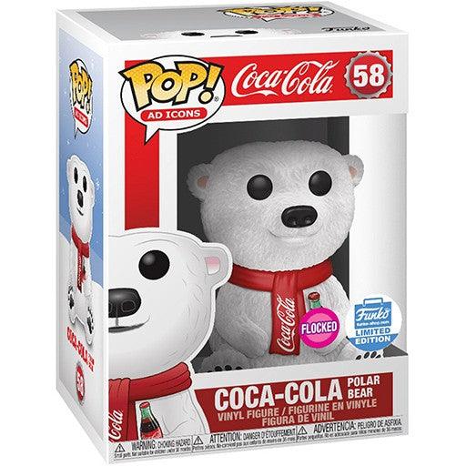 Coca Cola: Funko Pop!Ad Icons - Polar Bear #58 Flocked Limited Edition - Magic Dreams Store