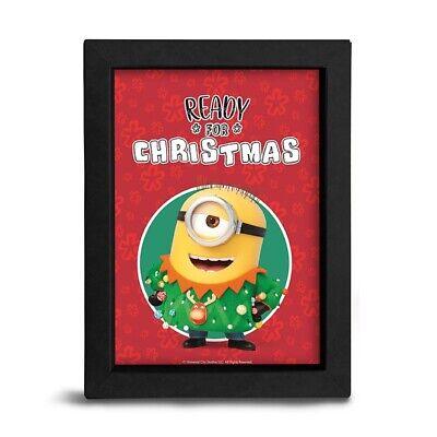 Cornice kraft ready for christmas 15 x 20 cm - MINIONS - Magic Dreams Store