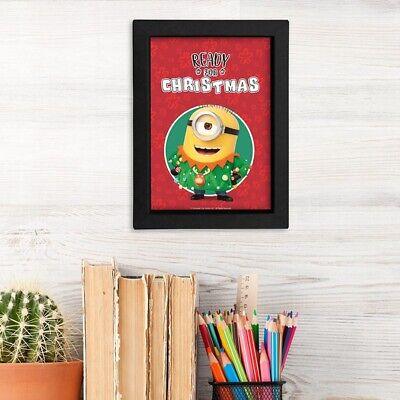 Cornice kraft ready for christmas 15 x 20 cm - MINIONS - Magic Dreams Store