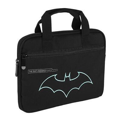 CUSTODIA PER TABLET LOGO PIPISTRELLO CON MANICI 18 x 25 x 2 CM - BATMAN - Magic Dreams Store