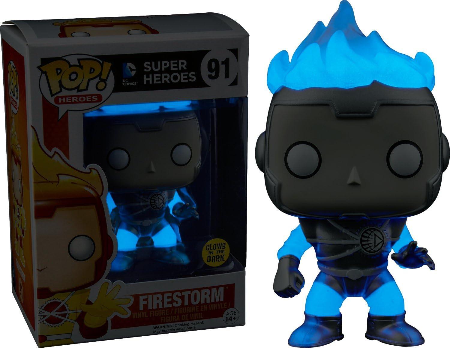 Dc Comics Super Heroes: Funko Pop! Heroes - Firestorm #91 Glow in the Dark - Magic Dreams Store