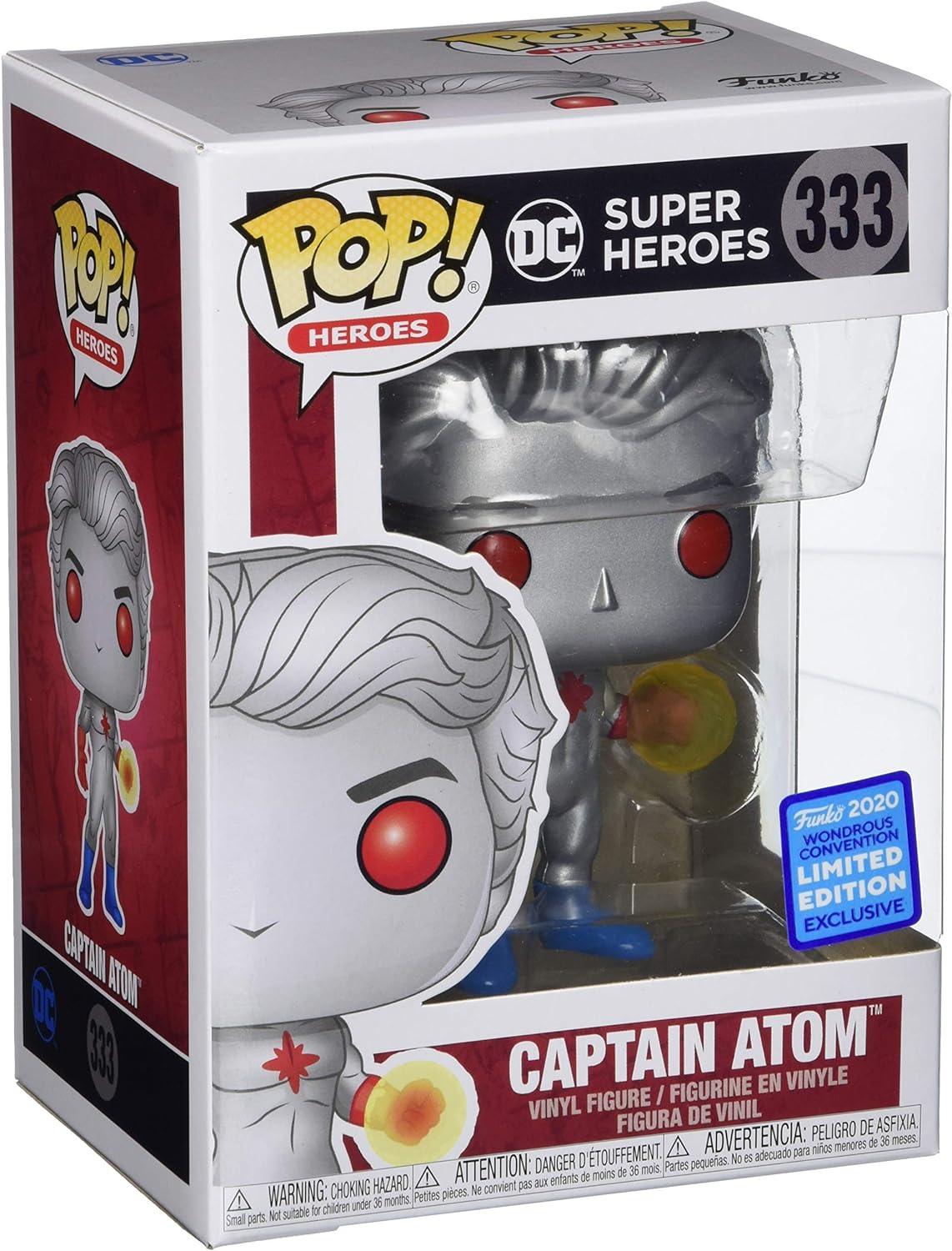 DC Super Heroes: Funko Pop! Heroes - Captain Atom #333 2020 Wondrous Convention Exclusive - Magic Dreams Store