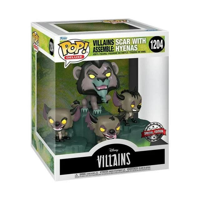 Disney Villains: Funko Pop! Deluxe - Scar with Hyenas #1204 Special Edition - Magic Dreams Store
