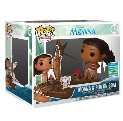 FUNKO POP 62 MOANA & PUA ON BOAT RIDES 9 CM 2019 SC LIMITED EDITIO