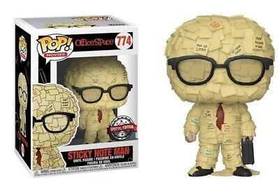 FUNKO POP 774 STICKY NOTE MAN SPECIAL EDITION 9 CM - OFFICE SPACE - Magic Dreams Store