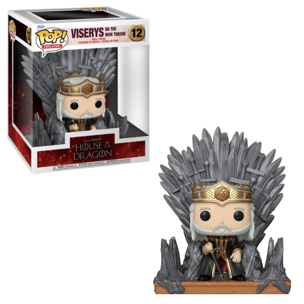 Funko Pop! Deluxe Viserys on the iron throne #12 - HOUSE OF THE DRAGON - Magic Dreams Store