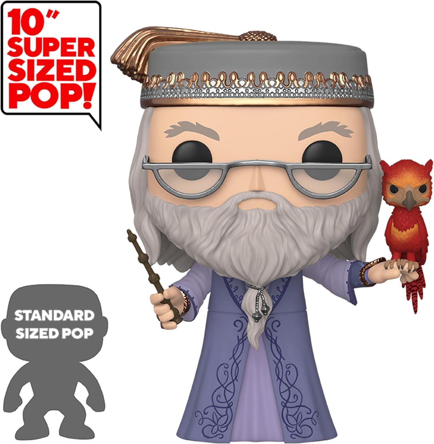 Funko Pop! Movie Albus Dumbledore with fawkes #110 Super size - HARRY POTTER - Magic Dreams Store