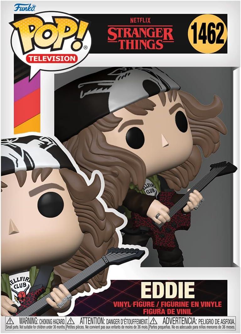 Funko Pop! Television Eddie with Guitar #1462 - STRANGER THINGS - Magic Dreams Store