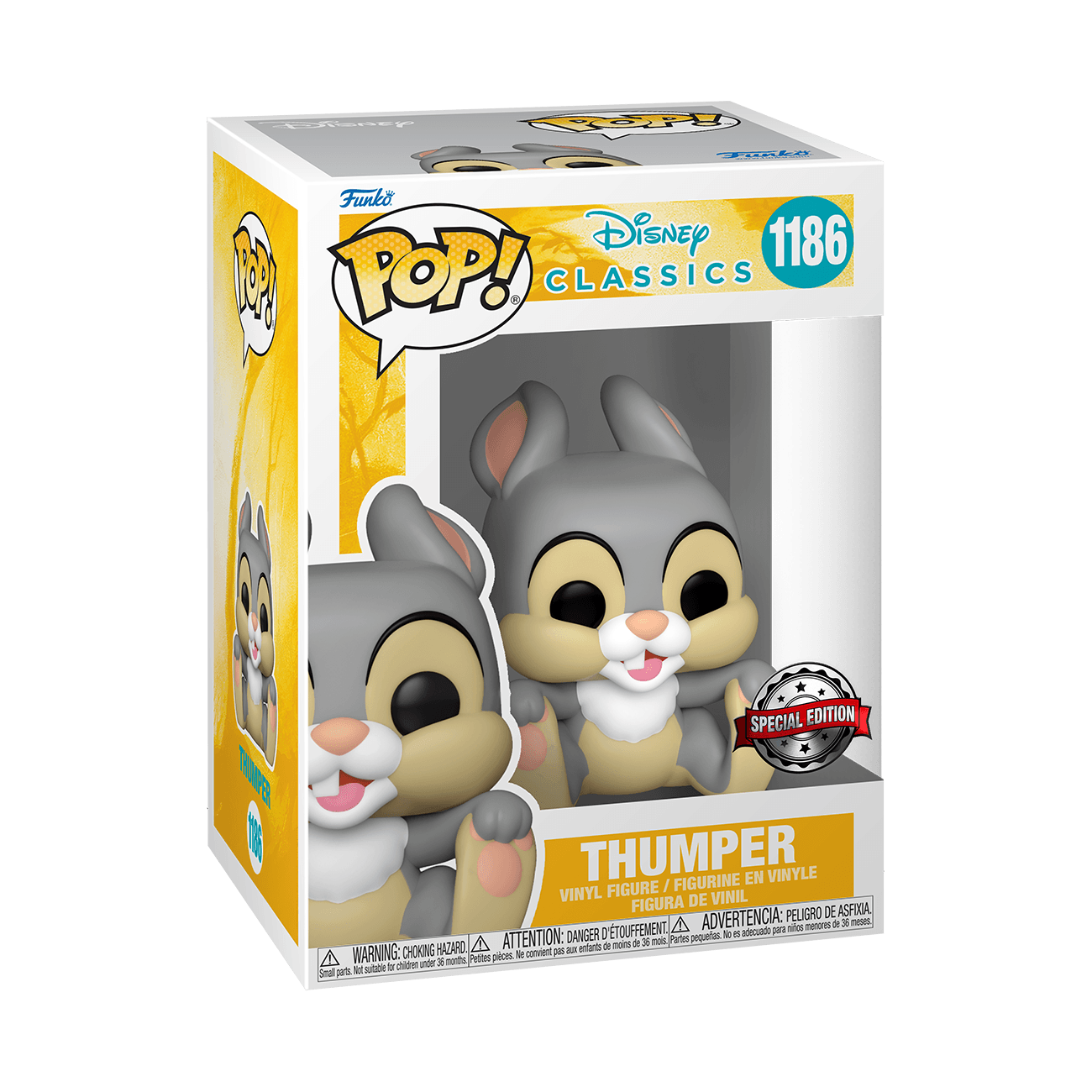 Funko Pop! Thumper holding toes #1186 Special Edition - BAMBI - Magic Dreams Store