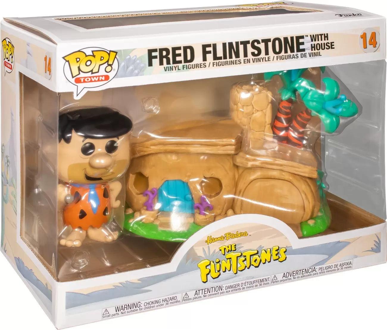 FUNKO POP TOWN 14 FRED FLINTSTONES WITH HOUSE - I FLINTSTONES - Magic Dreams Store