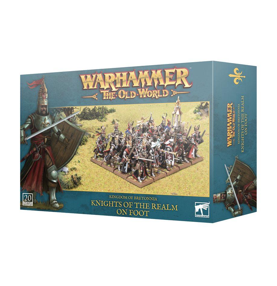 GW - Old World - Kingdom Of Bretonnia - Knights Of The Realm On Foot - Magic Dreams Store