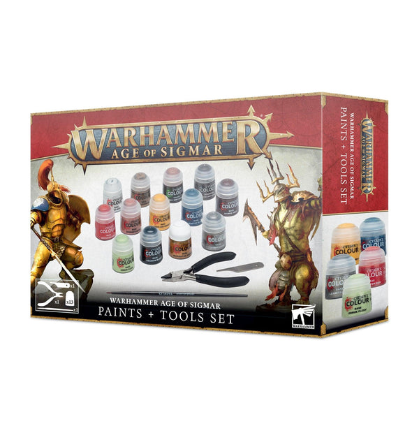 GW - Set Colori + Attrezzi di Warhammer Age of Sigmar - Magic Dreams Store