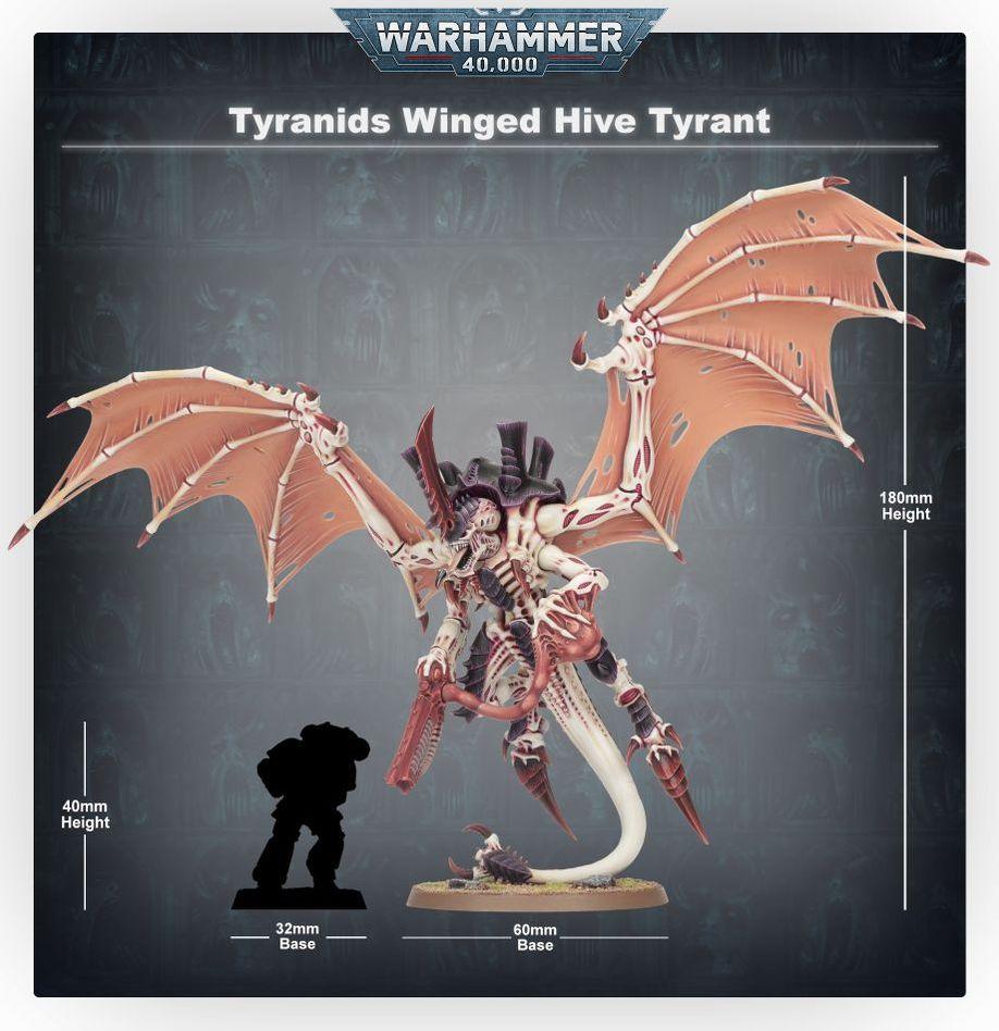 GW - Tyranids: Hive Tyrant - Tiranno dell'Alveare con Ali - Magic Dreams Store