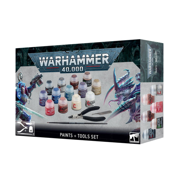 GW - Warhammer 40,000: Set Colori + Attrezzi - Magic Dreams Store
