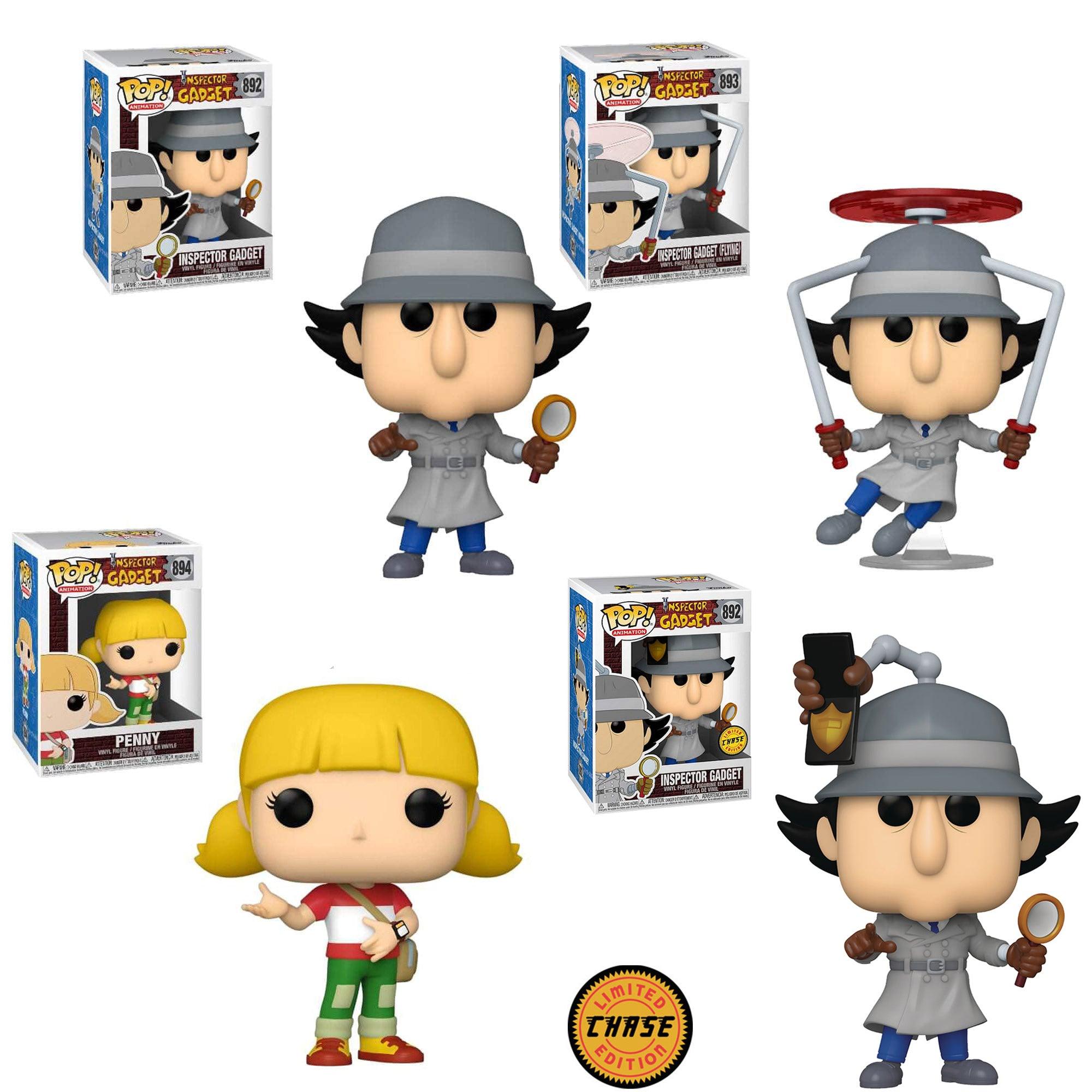 Inspector Gadget: Funko Pop! Animation - Set 4 pezzi #892 - #893 - #894 + Chase - Magic Dreams Store