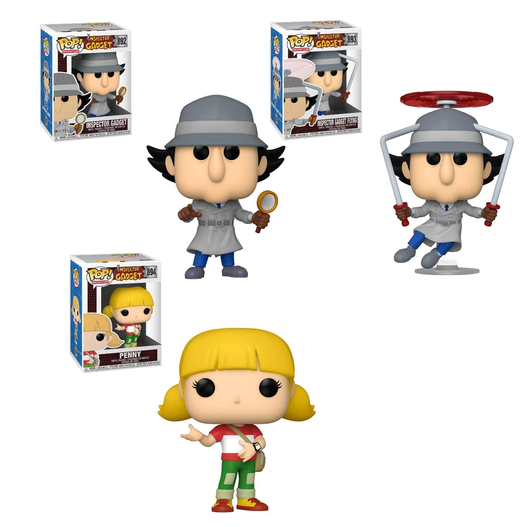 Inspector Gadget: Funko Pop! Animation - Set 4 pezzi #892 - #893 - #894 + Chase - Magic Dreams Store