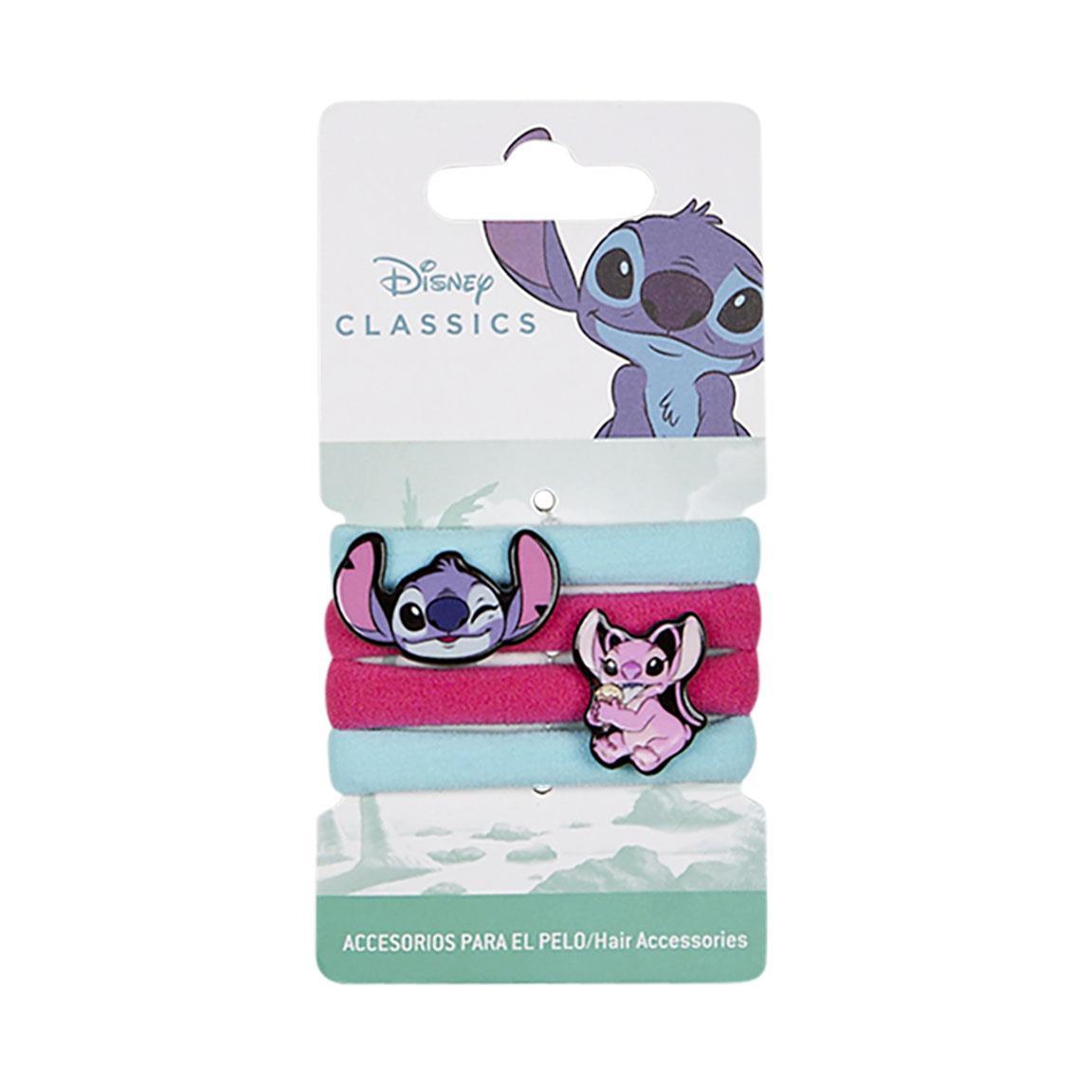 SET DA 4 ELASTICI PER CAPELLI STITCH E ANGEL - LILO E STITCH - Magic Dreams Store