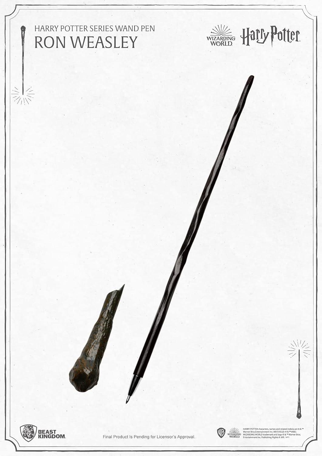 MAGIC WAND RON WEASLEY BACCHETTA PENNA 30 CM - HARRY POTTER - Magic Dreams Store