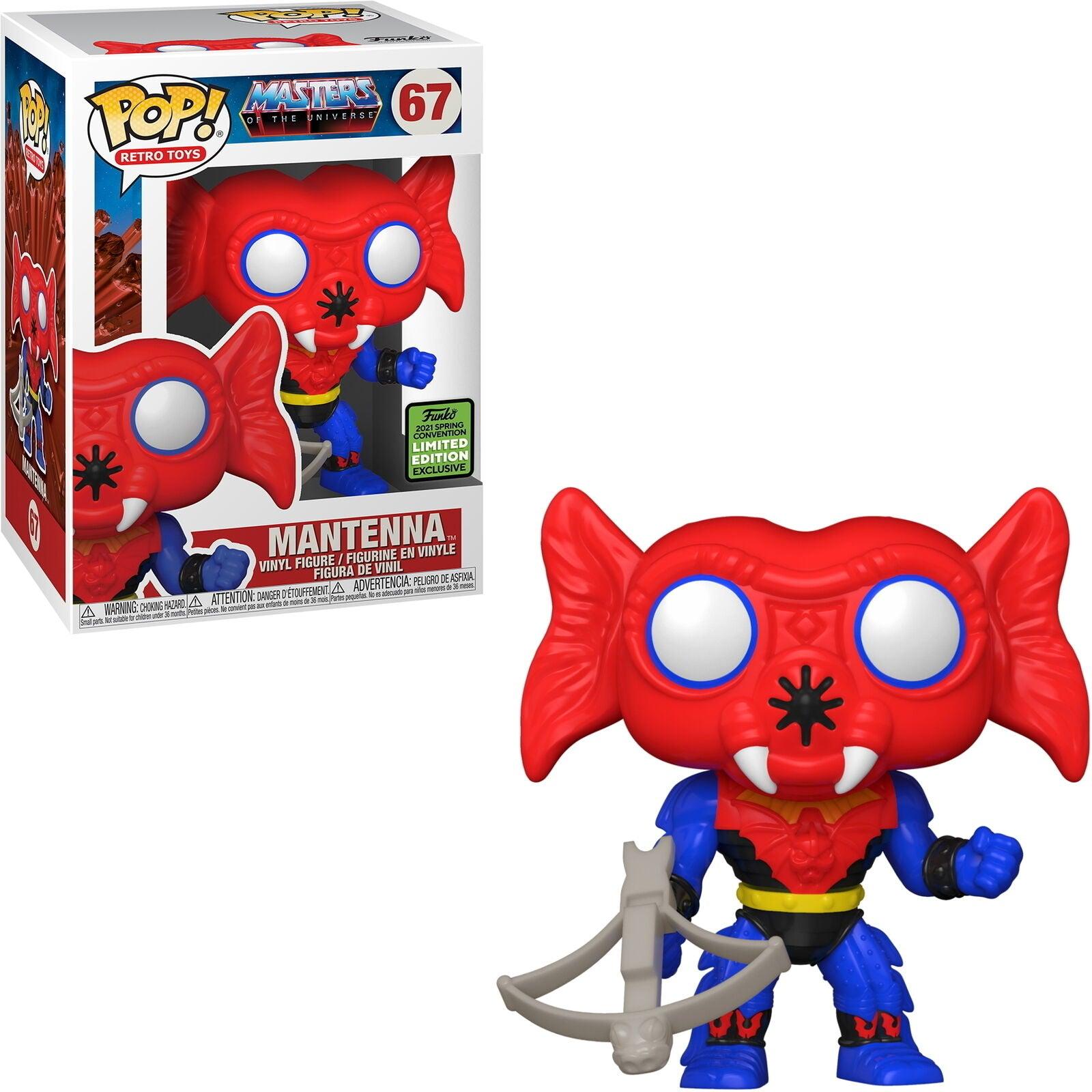 Masters of the Universe: Funko Pop! Retro Toys - Mantenna #67 2021 Comicon Convention Limited Edition - Magic Dreams Store