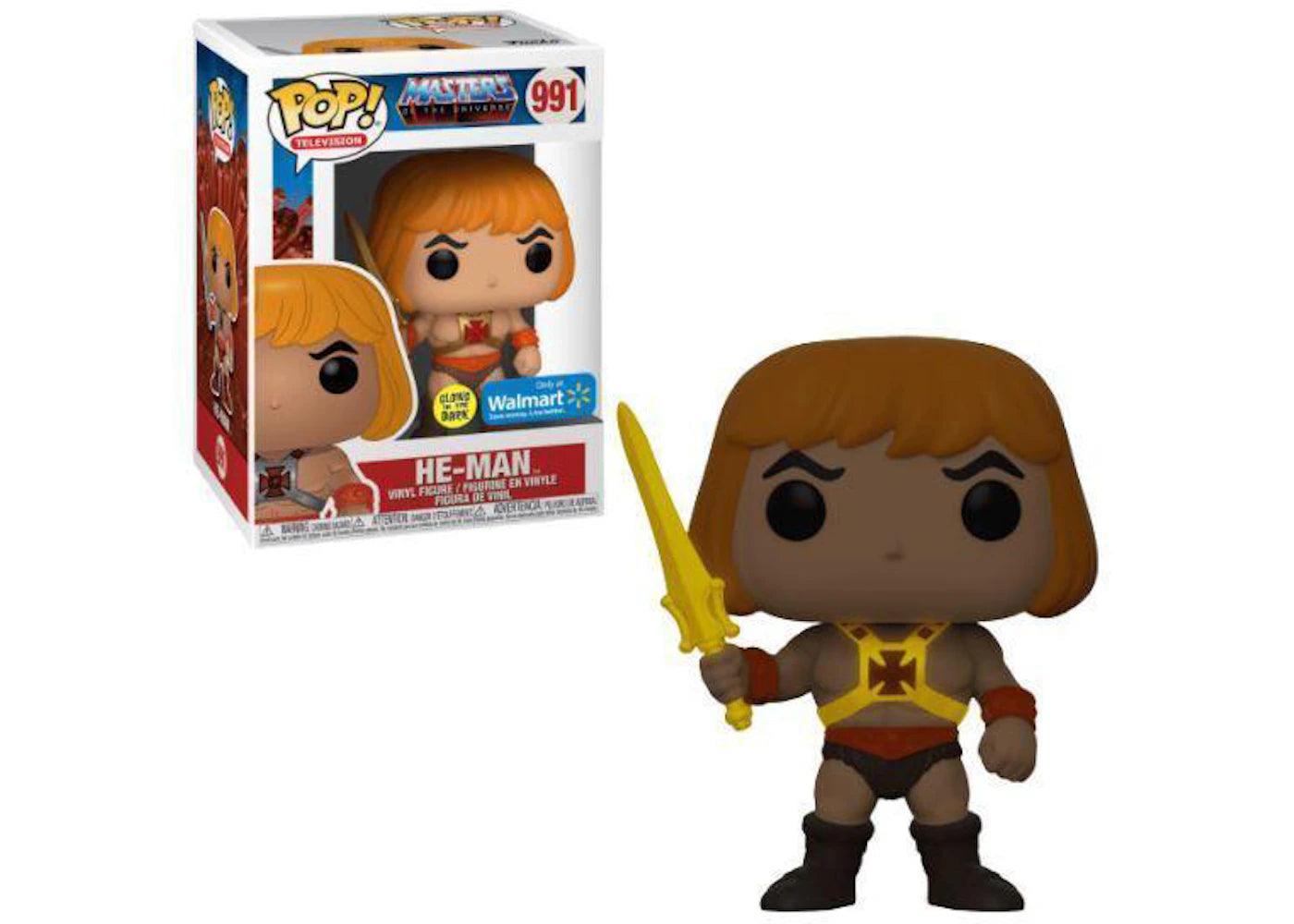 Masters of the Universe: Funko Pop! Television - He-Man #991 Glows in the Dark Walmart - Magic Dreams Store