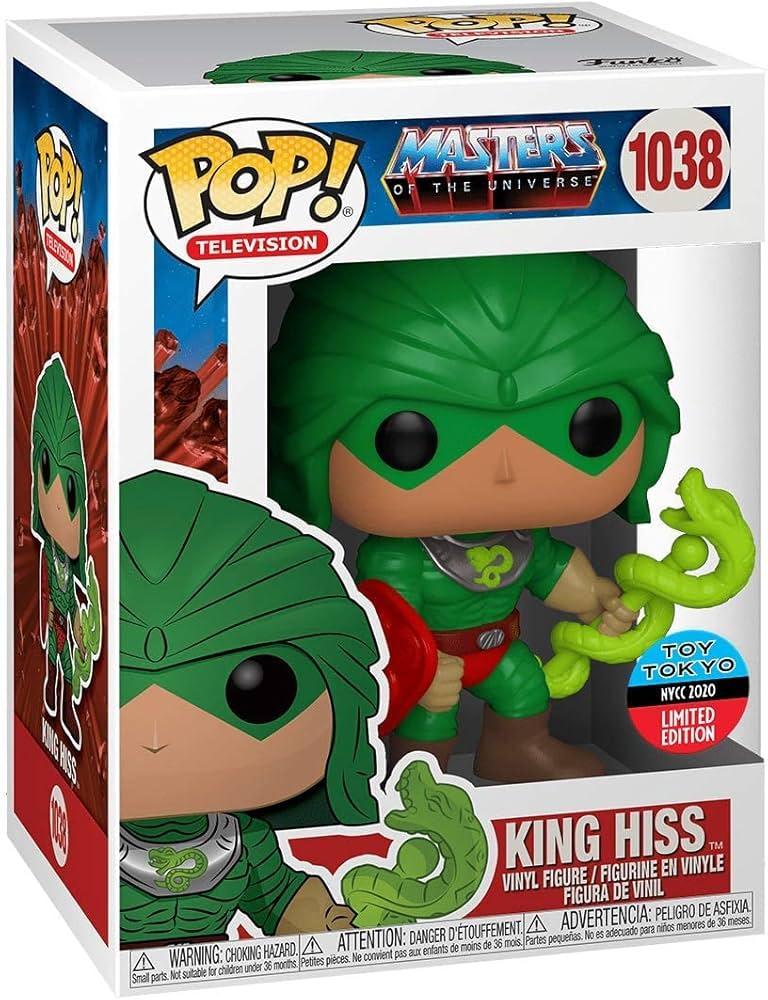 Masters of the Universe: Funko Pop! Television - King Hiss #1038 Toy Tokyo NYCC 2020 Convention Limited Edition - Magic Dreams Store