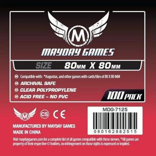 Mayday Games - Buste protettive trasparenti 80x80 mm - Magic Dreams Store