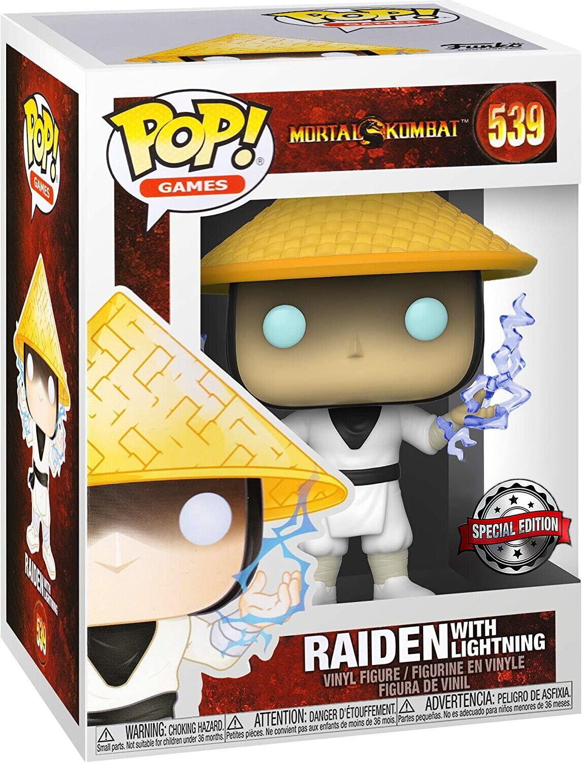 Mortal Kombat: Funko Pop! Games - Raiden with Lightning #539 Special Edition - Magic Dreams Store