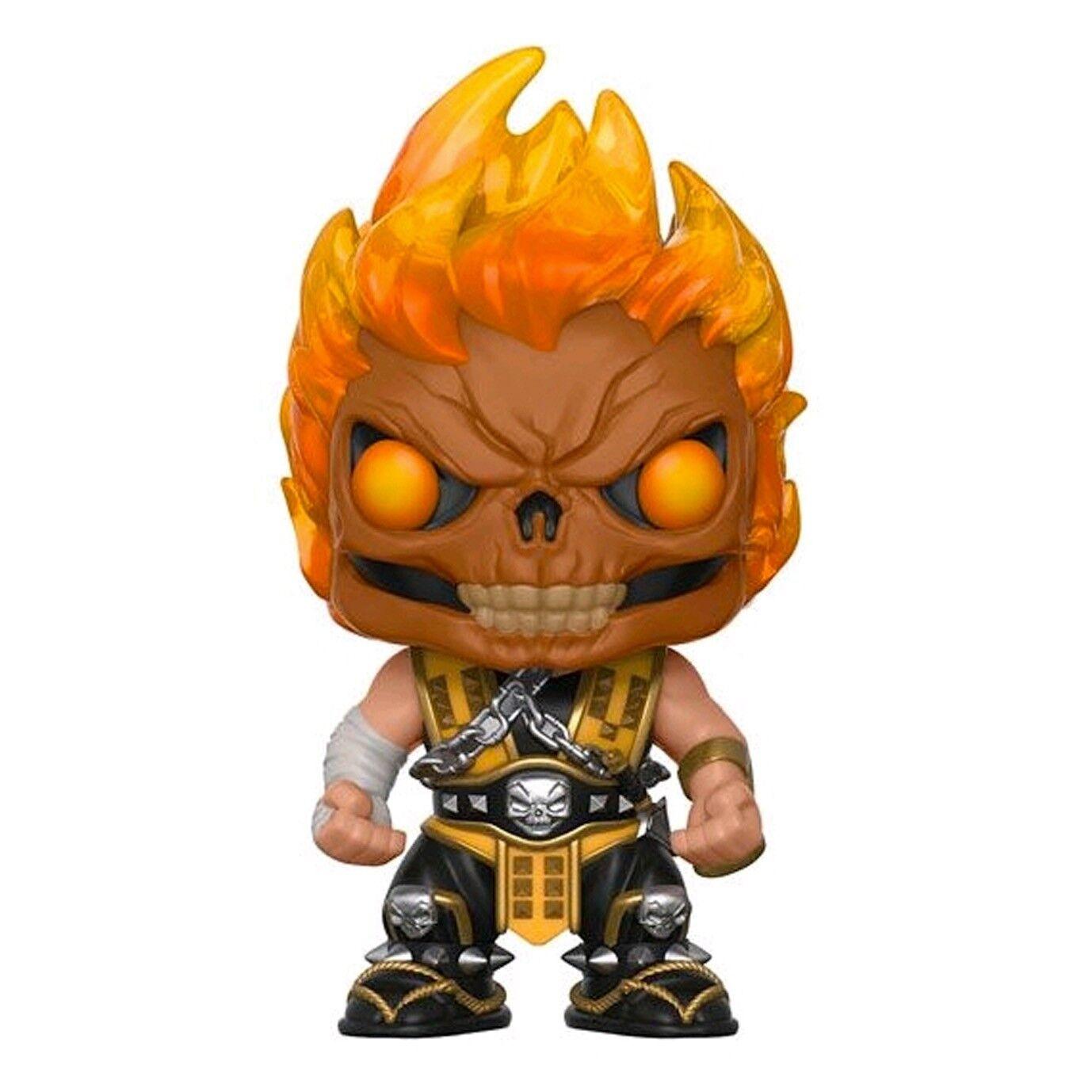 Mortal Kombat X: Funko Pop! Games - Scorpion Flaming Skull #255 Hot Topic - Magic Dreams Store