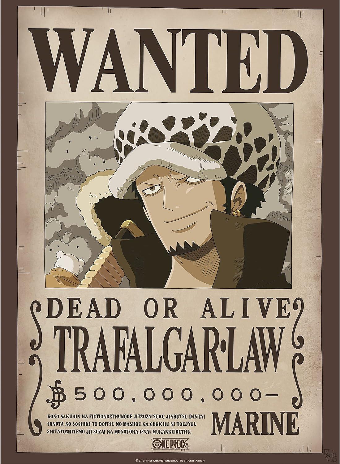 ONE PIECE - Poster Chibi New Wanted Trafalgar Law 52x38 cm - Magic Dreams Store