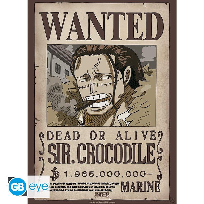 ONE PIECE - Poster Chibi Wanted Crocodile Wano 52x38 cm - Magic Dreams Store