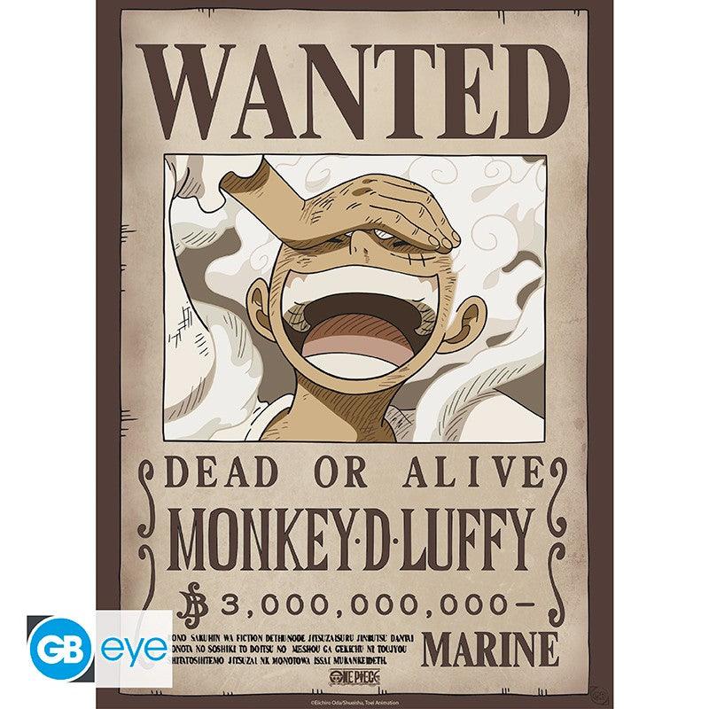 ONE PIECE - Poster Chibi Wanted Monkey D. Luffy Wano 52x38 cm - Magic Dreams Store