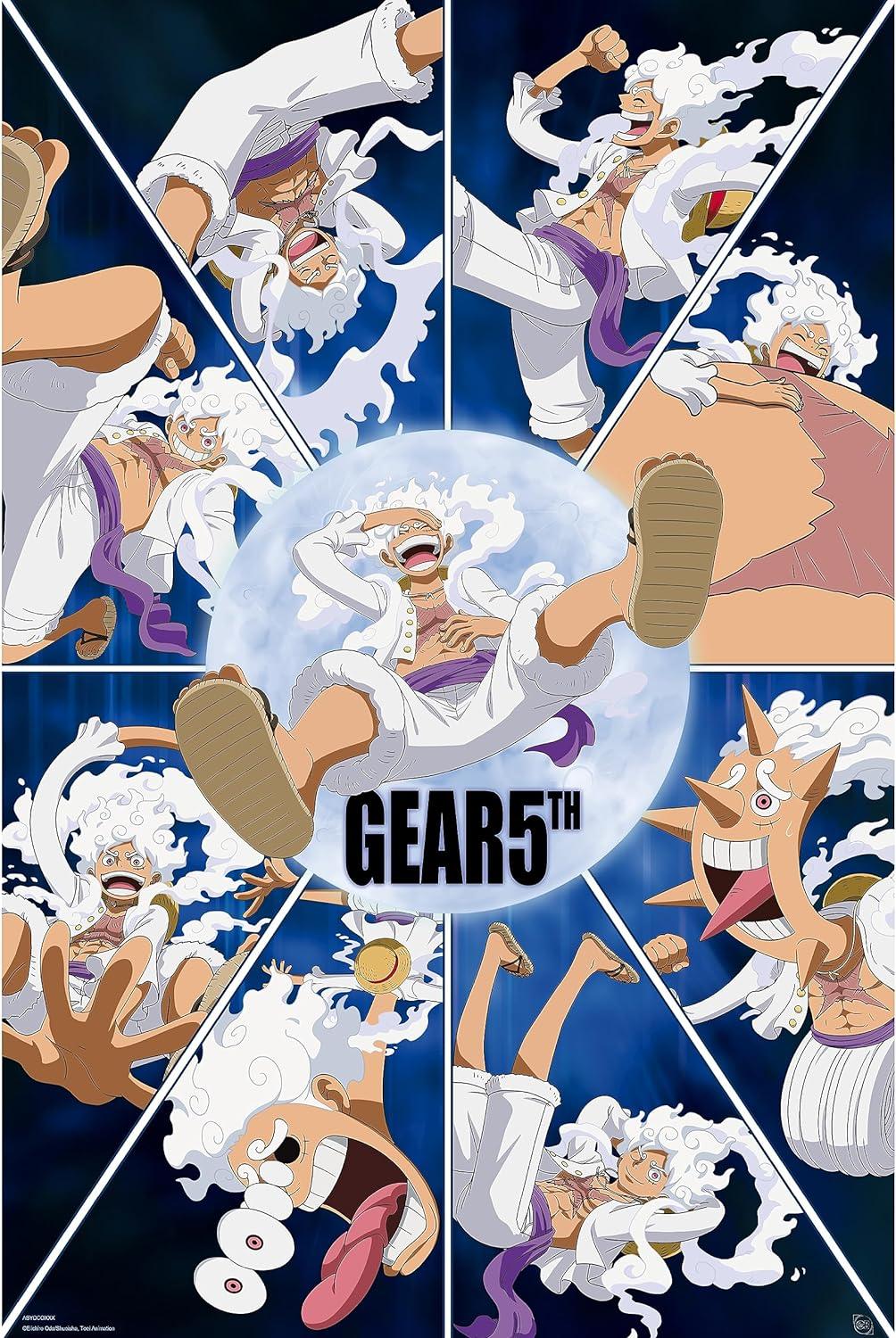 ONE PIECE - Poster Monkey D. Luffy Gear 5th Looney 61x91,5 cm - Magic Dreams Store