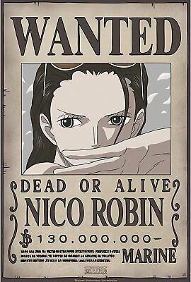 ONE PIECE - POSTER WANTED NICO ROBIN NEW 52x38 cm - Magic Dreams Store
