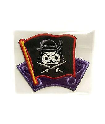 PATCH TOPPA BANDIERA CAPITAN UNCINO DISNEY TREASURES BOX EXCLUSIVE 7 X6 CM - PETER PAN - Magic Dreams Store