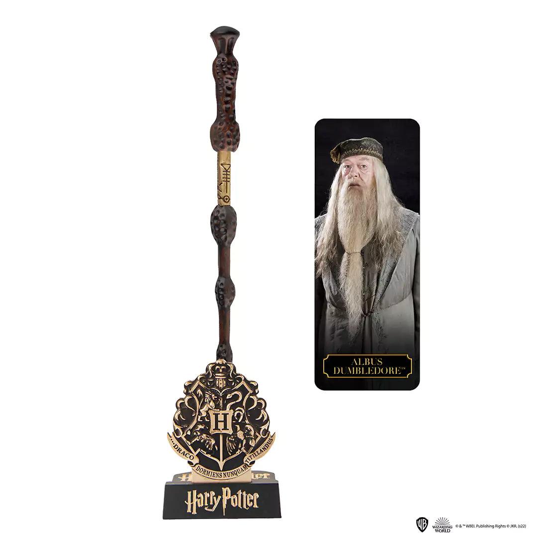 Penna-Bacchetta Harry Potter Con Supporto - Albus Silente - Magic Dreams Store